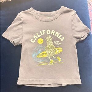 Dark Gray Baby Tee